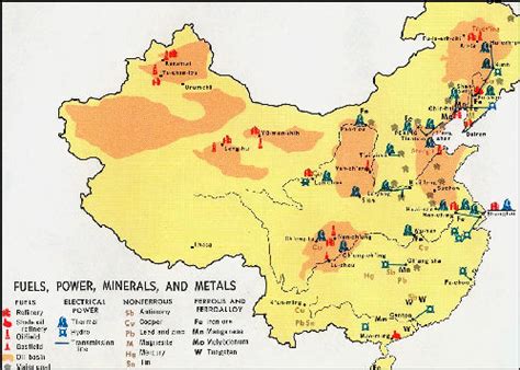 what are some of the natural resources china is exploiting